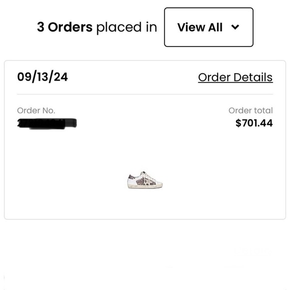 Authentic Golden Goose Superstar Glitter White & Seed Pearl Size 38 - Picture 10 of 10